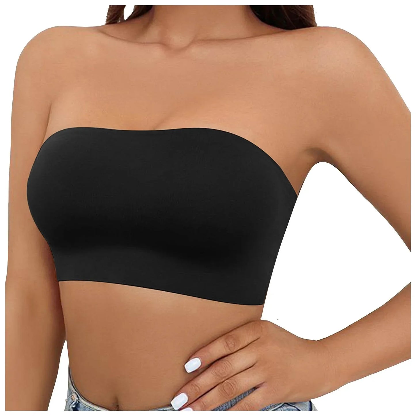 Strapless Bandeau Stretchy Bra