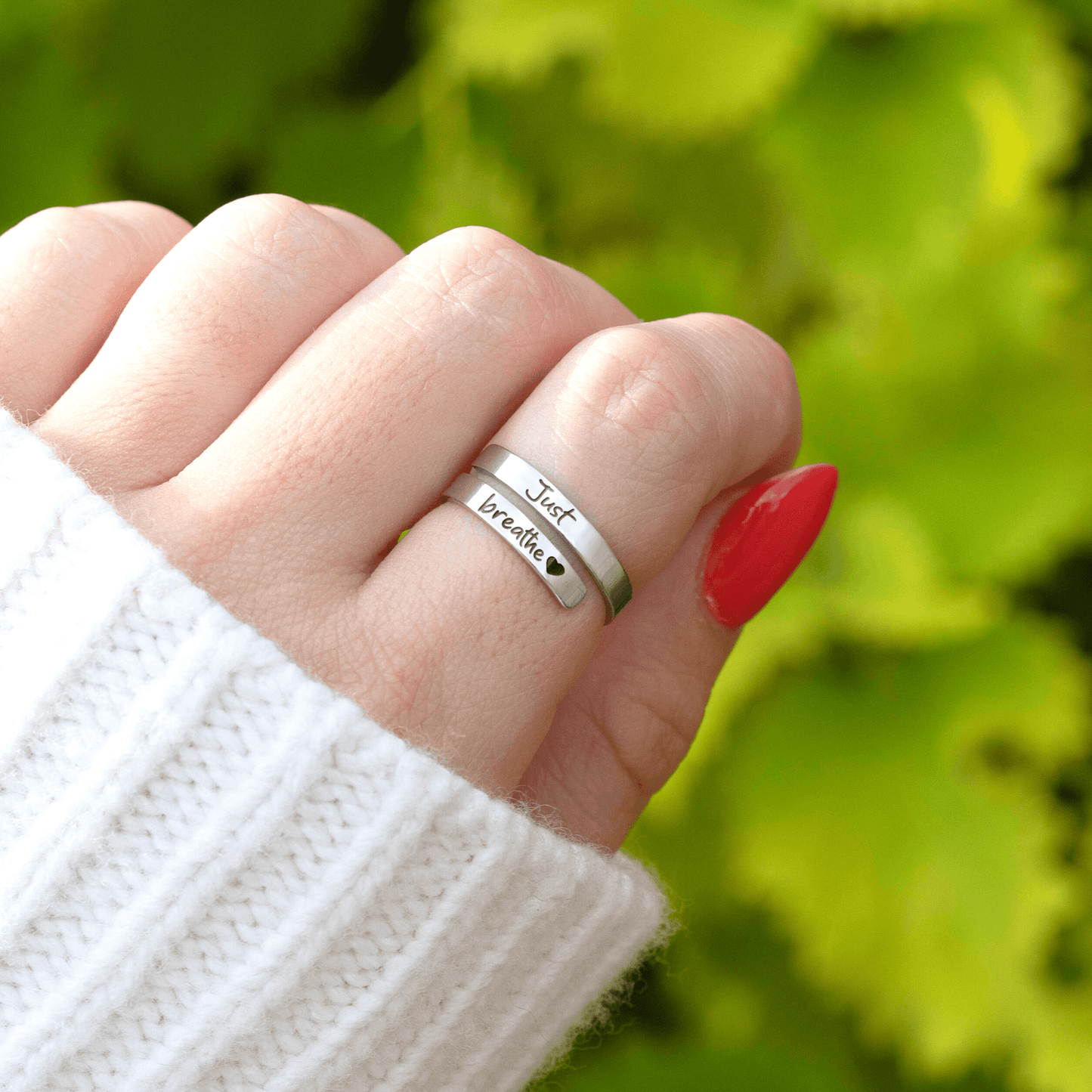 Just Breathe™ Serene Ring