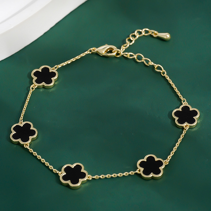Diamond Clover Bracelet