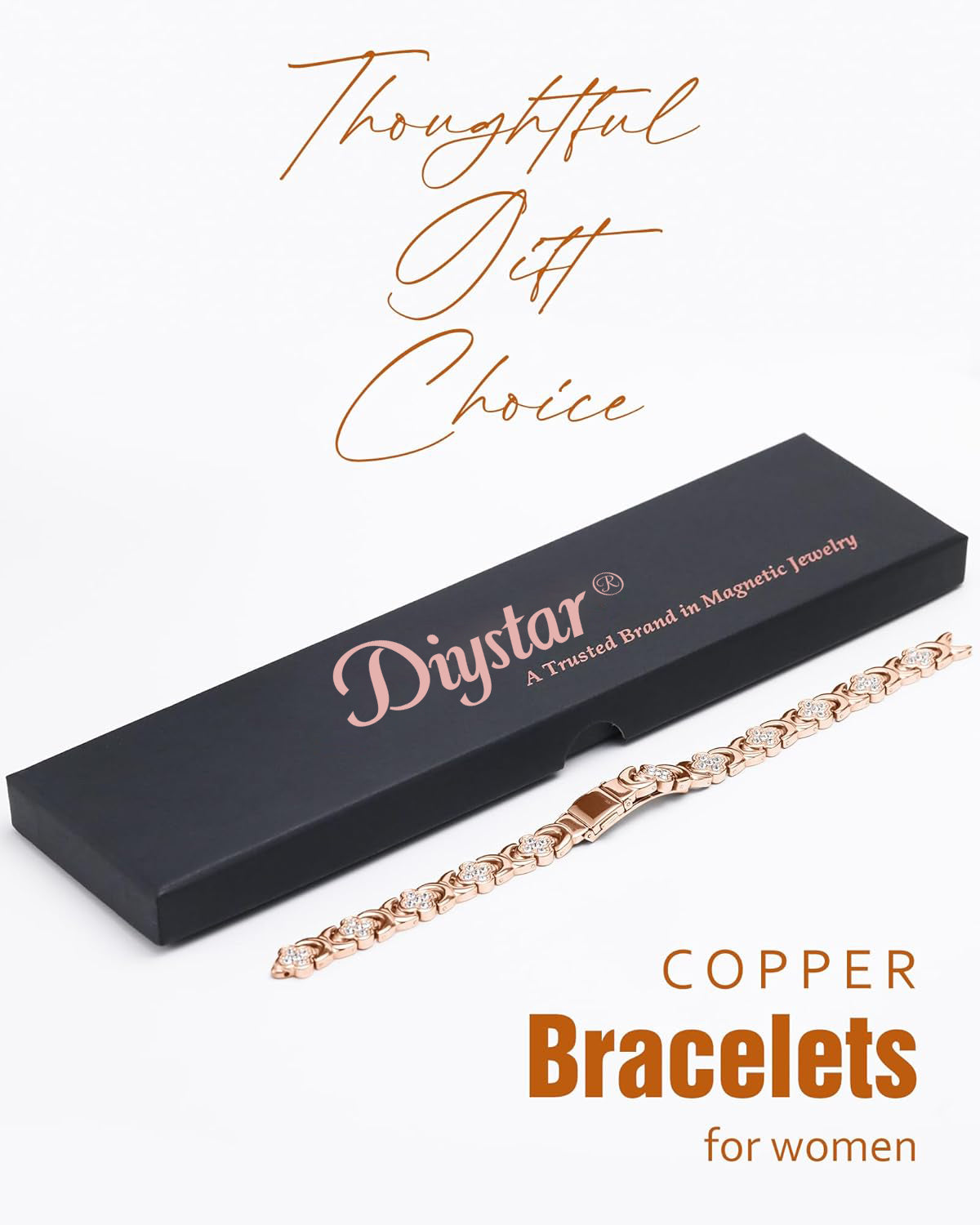Diystar® Pure Copper Magnetic Bracelet