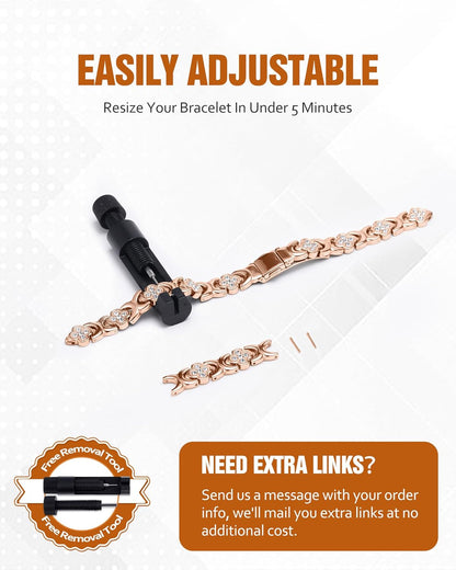 Diystar® Pure Copper Magnetic Bracelet