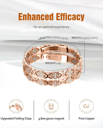 Diystar® Pure Copper Magnetic Bracelet