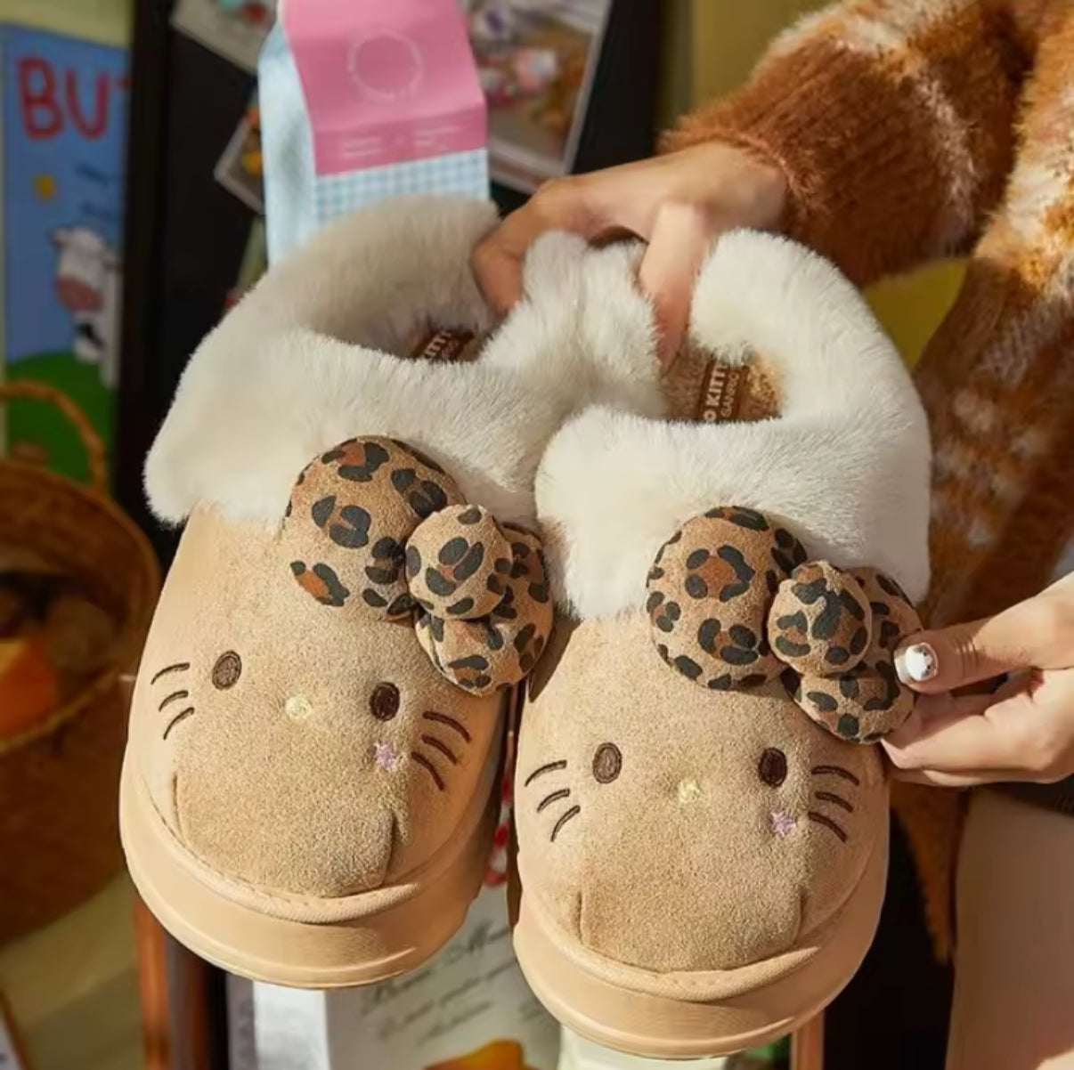 Hello Kitty Cozy Slippers