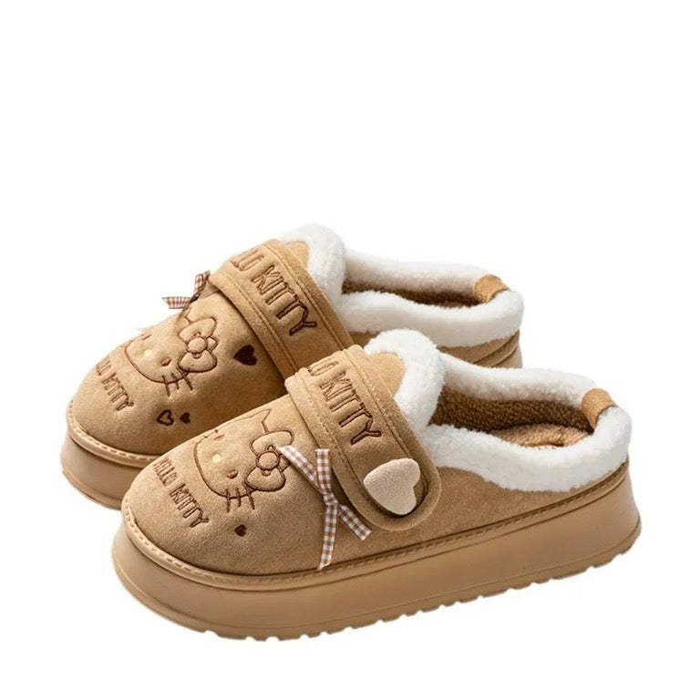 Hello Kitty Cozy Bow Slippers