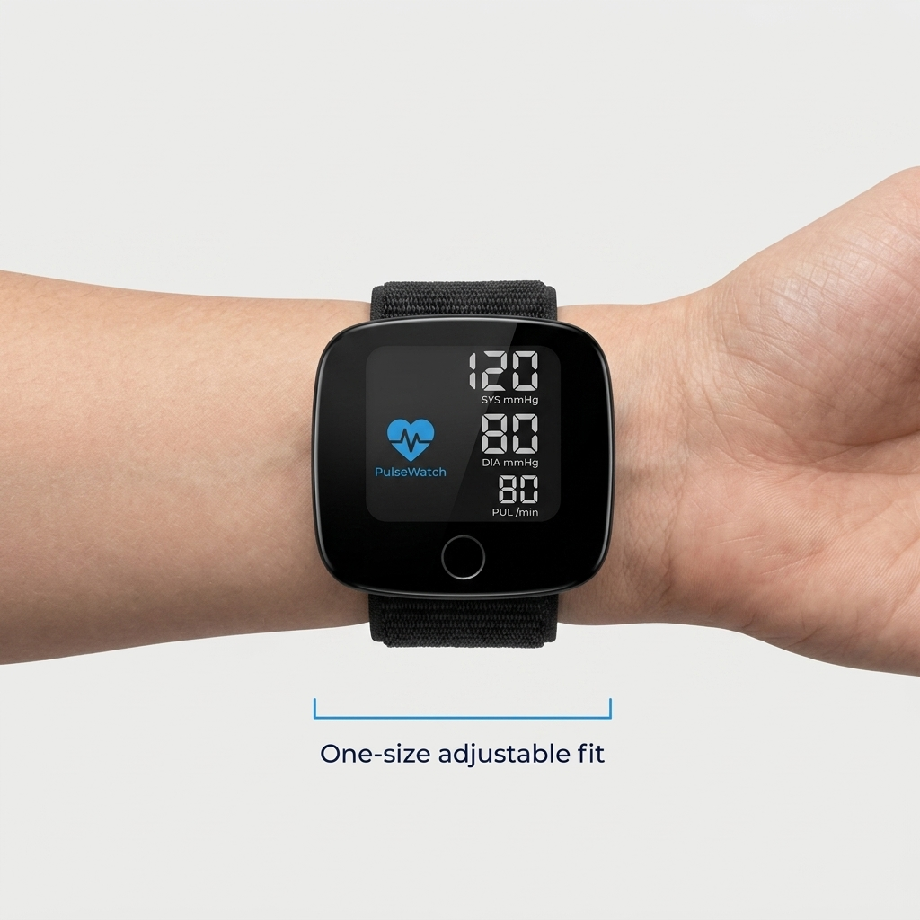 PulseWatch Wrist Blood Pressure Monitor