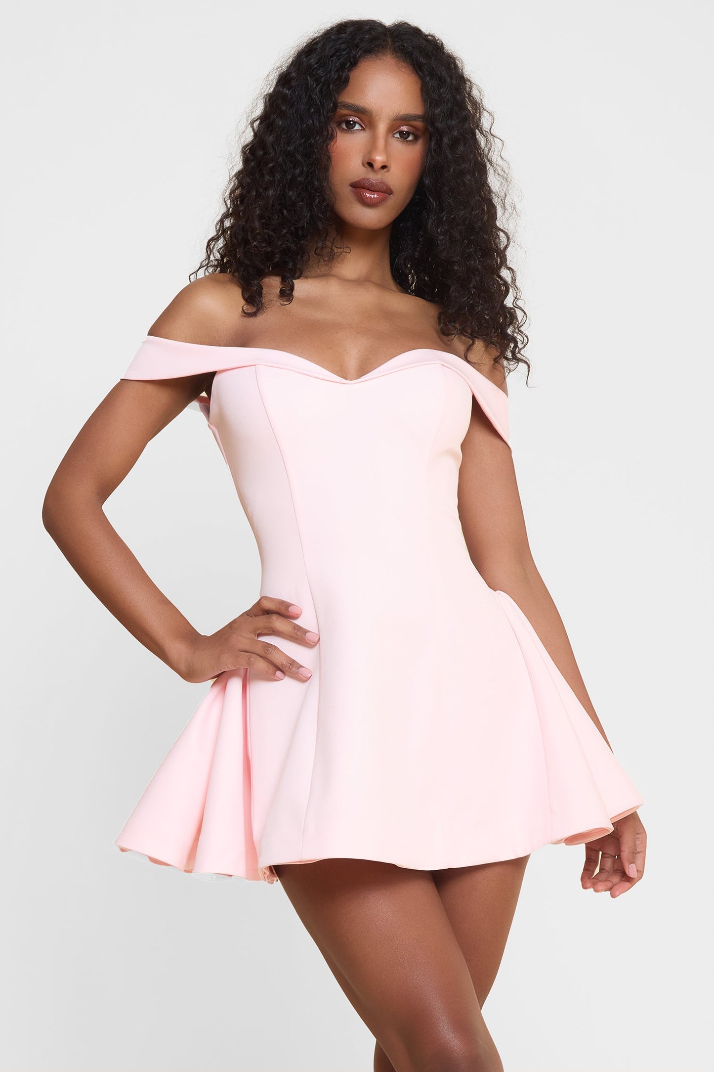 Corset Babydoll Mini Dress