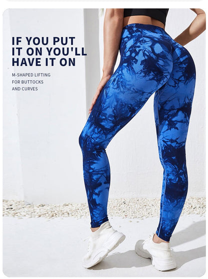 PeachForm™ Tie Dye Leggings