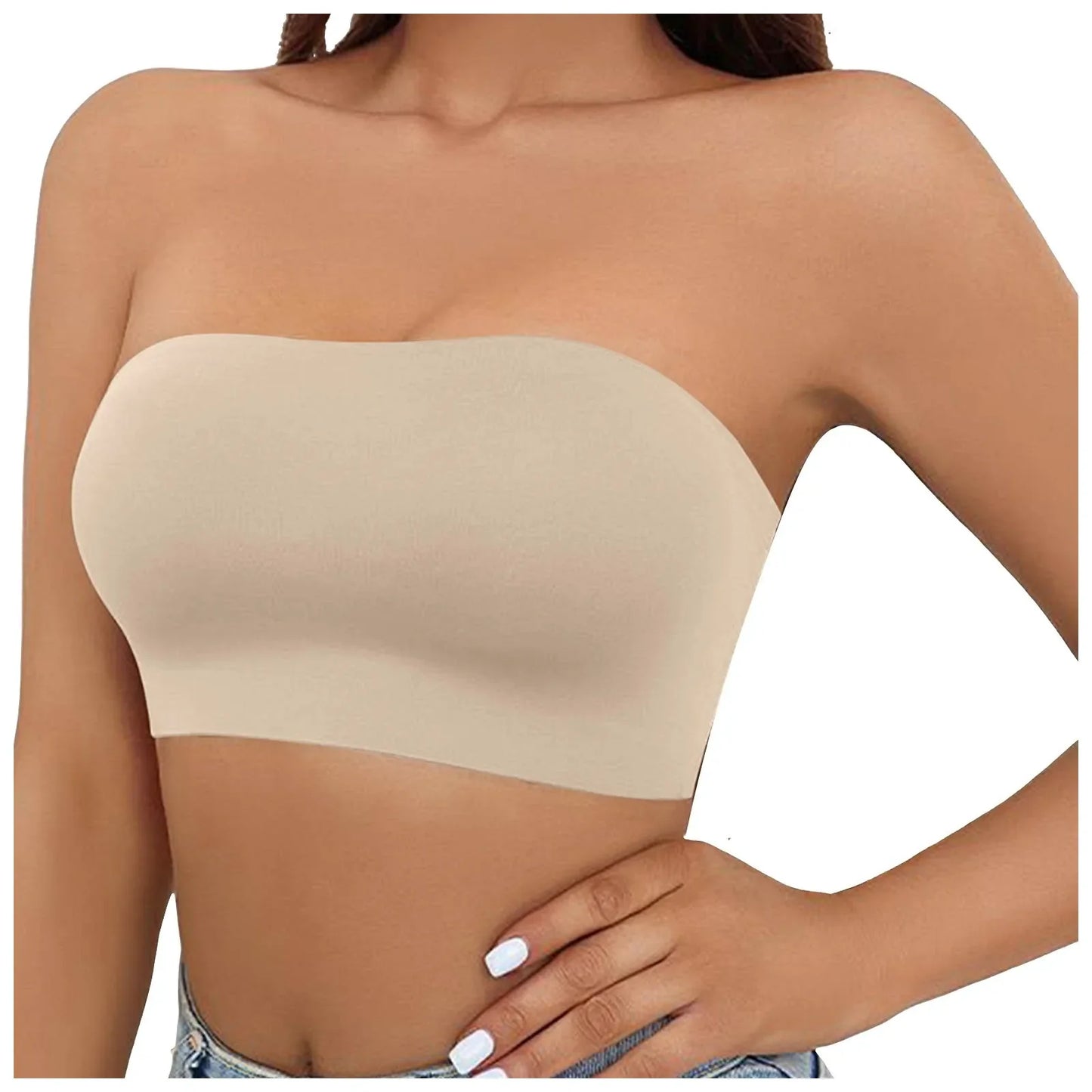 Strapless Bandeau Stretchy Bra