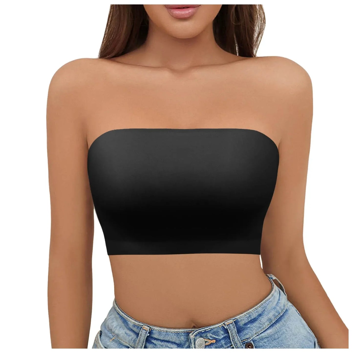 Strapless Bandeau Stretchy Bra