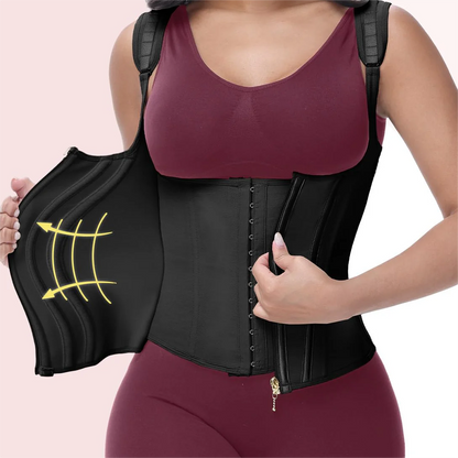 Eteross ™ Faja Shapewear with Double Waistband - Abdominal Control and Waist Sculpting