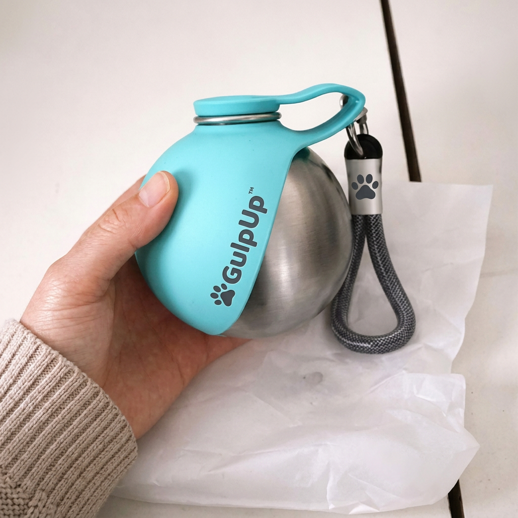 GulpUp™ 2-in-1 Dog Water Bottle & Bowl